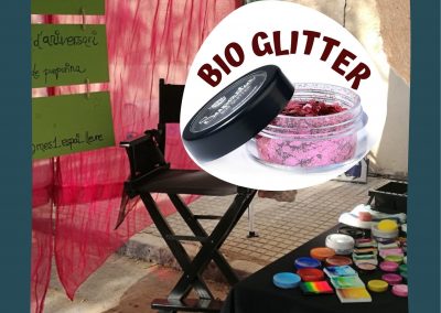Pintacares amb purpurina bio